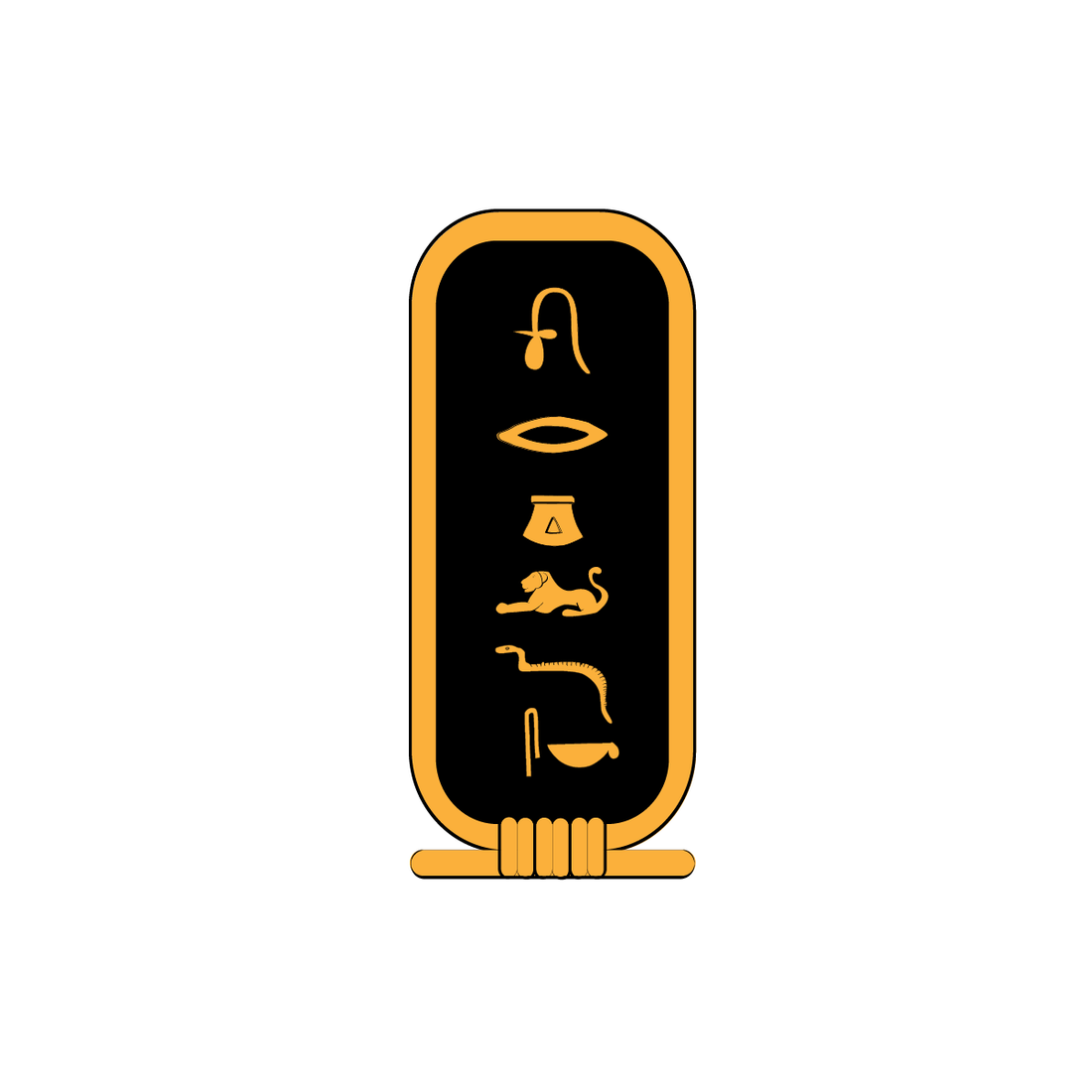 Mini Personalised Cartouche – Your Name or a Loved One’s in Hieroglyphics