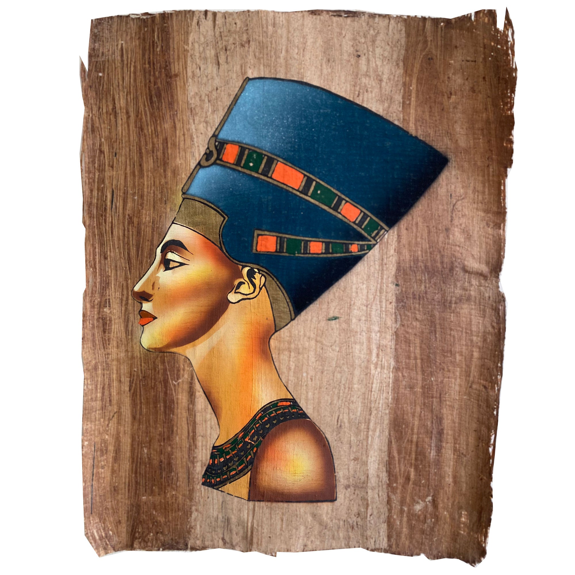The Timeless Beauty of Nefertiti – Artisan Papyrus Masterpiece